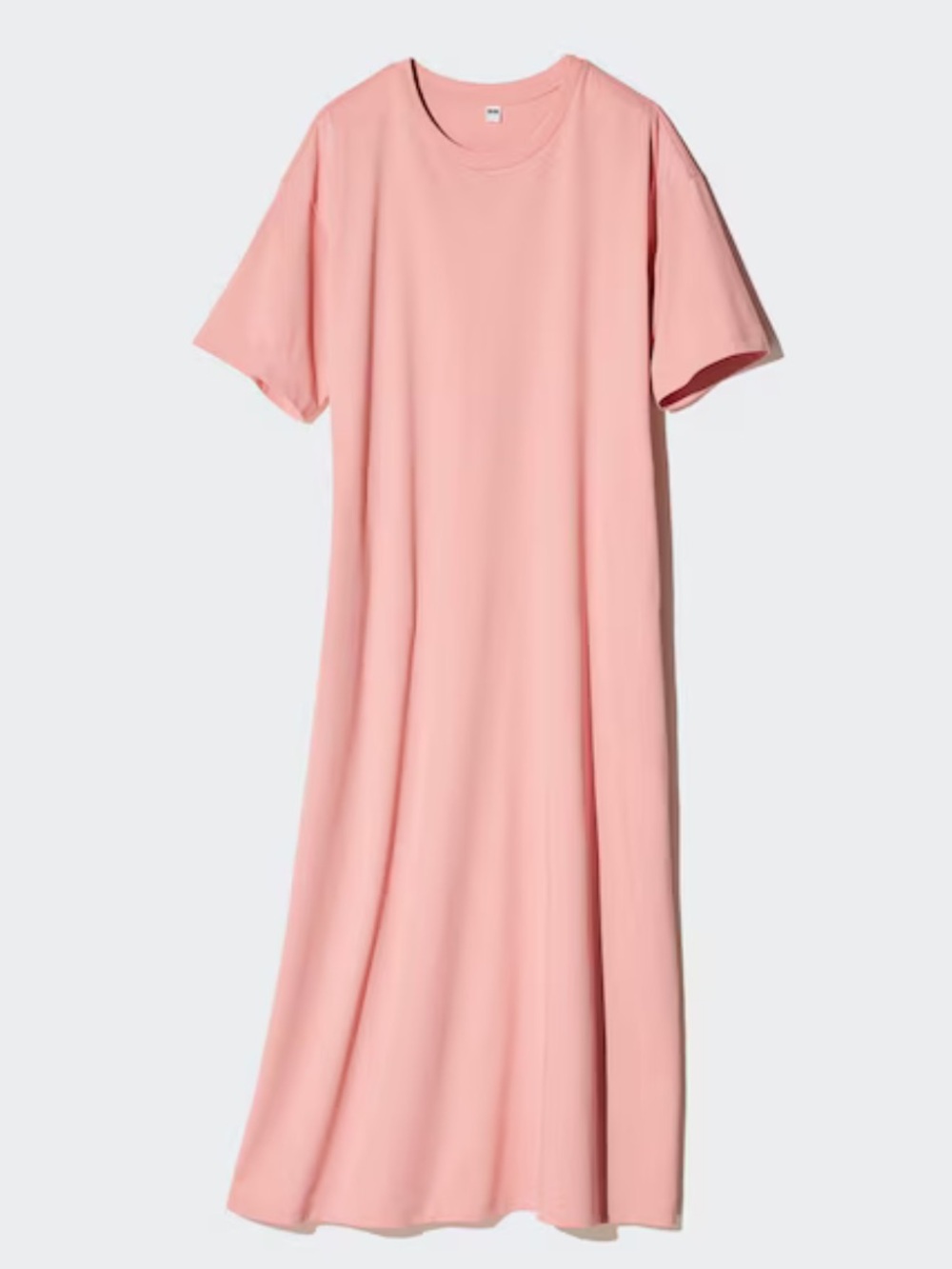 Uniqlo Pink Maxi T-Shirt Dress
